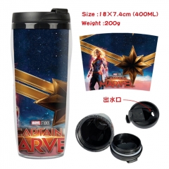 Captain Marvel Anime Insulation Cup Heat Sensitive Mug