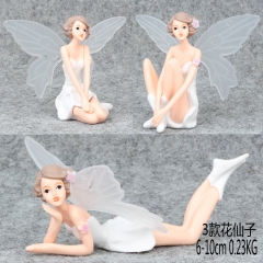 The Flower Angel Cartoon Cosplay Collection Model Toy Anime PVC Figure (3pcs/set)