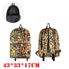 One Piece Anime Nylon Waterproof Cloth Backpack Bag