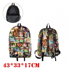 Gravity Falls Anime Nylon Waterproof Cloth Backpack Bag