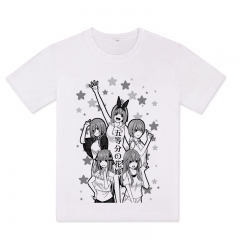 The Quintessential Quintuplets Anime Casual Short Sleeve T Shirt