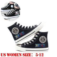 One Piece Anime Canvas Shoes