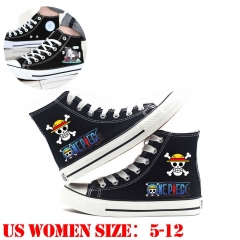 One Piece Anime Canvas Shoes