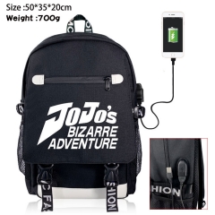 JoJo's Bizarre Adventure Canvas Shoulder Anime Backpack Bag