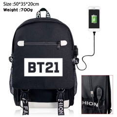 K-POP BTS Bulletproof Boy Scouts Canvas Shoulder Backpack Bag