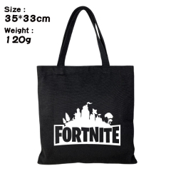 Fortnite Anime Canvas Shopping Bag Women Single Shoulder Bags