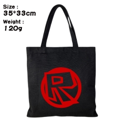 Roblox Anime Canvas Shopping Bag Women Single Shoulder Bags