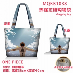 One Piece Anime Thick Canvas Shopping Bag