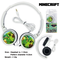 Minecraft Game Headphone Earphone
