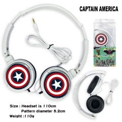 Marvel Comics Captain America Movie Headphone Earphone