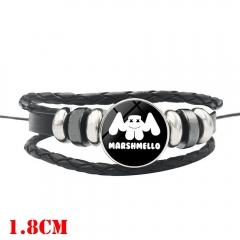 DJ Electronic Music Marshmello Time Gem Weaving Bracelet
