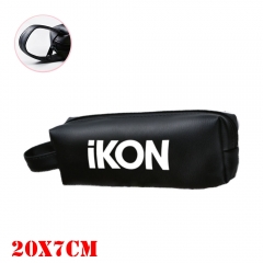 K-POP iKON PU Leather Pencil Bag
