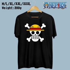 2 Styles One Piece  Short Sleeve  Anime T Shirt