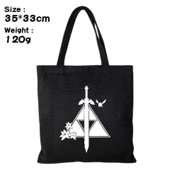 The Legend of Zelda Anime Canvas Shopping Bag Women Single Shoulder Bags