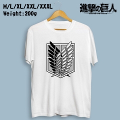 6 Styles Shingeki no Kyojin / Attack on Titan Short Sleeve  Anime T Shirt