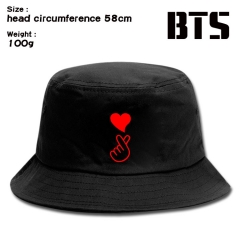 9 Styles K-POP BTS Bulletproof Boy Scouts Anime Canvas Bucket Hat Sunhat