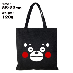 Kumamon Anime Canvas Shopping Bag Women Single Shoulder Bags