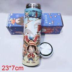 One Piece Anime Stainless Steel Insulation Cup Heat Sensitive Mug