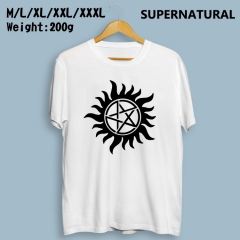 Supernatural Short Sleeve  Anime T Shirt