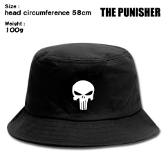 The Punisher Anime Canvas Bucket Hat Sunhat
