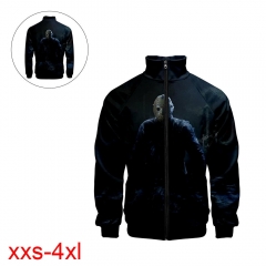 Friday the 13th Movie 3D Print Casual Zipper Hoodie