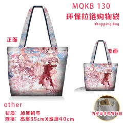 Vocaloid Luo Tianyi Cartoon Printing Zipper Shopping Shoulder Bags