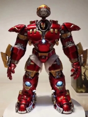The Avengers Iron Man Mark XLIV Hulkbuster 1/12 Anime Action Figure Toy With LED Light 29cm