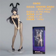 Sakurajima Mai Sexy Girl Cartoon Anime PVC Figure Collection Gift Model Toy 39.5CM