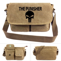 The Punisher Movie Cartoon Cosplay Canvas Anime Crossbody Bag