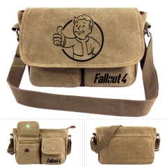 Fallout Shelter Game Cartoon Cosplay Canvas Anime Crossbody Bag