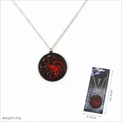 Game of Thrones Cartoon Cosplay Decorative Alloy Anime Necklace