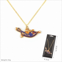 Aladdin Movie Cosplay Decorative Alloy Anime Necklace