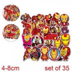 Marvel Comics Iron Man Movie Luggage Stickers
