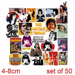 Pulp Fiction Movie Luggage Stickers