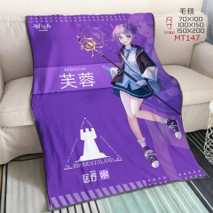 3 Sizes Arknights Game Design For Children Anime Velvet Blanket