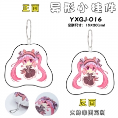 Date A Live Cartoon Cosplay Decorative Bag Anime Plush Pendant Keychain
