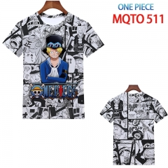 One Piece Anime Cartoon 3D Printing Short Sleeve T shirts