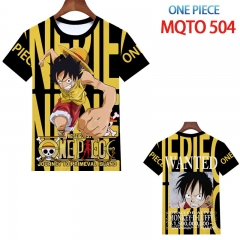 One Piece Anime Cartoon 3D Printing Short Sleeve T shirts
