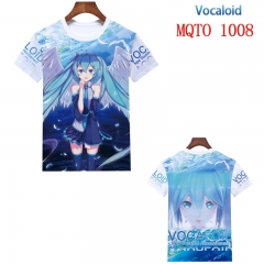 Vocaloid Anime Cartoon 3D Printing Short Sleeve T shirts