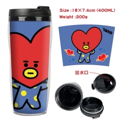 K-POP BTS Bulletproof Boy Scouts Insulation Cup Heat Sensitive Mug