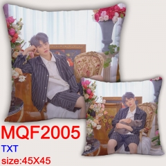 K-POP TXT TOMORROW X TOGETHER Pillow Two Side 45*45CM