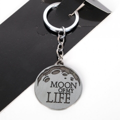 Game of Thrones Moon of My Life Word Cosplay Decorative Alloy Anime Keychain