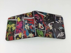 Persona Game Cosplay PU Purse Folding Anime Short Wallet