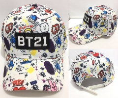 K-POP BTS Bulletproof Boy Scouts Colorful Cosplay For Adult Anime Baseball Cap Hat