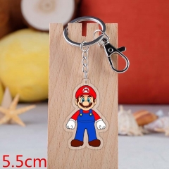 Super Mario Bro Game Acrylic Keychain