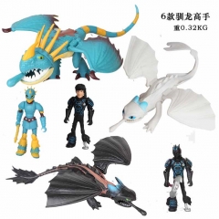 How To Train Your Dragon Cartoon Cosplay Collection Model Toy Anime PVC Figure (6pcs/set)