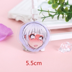 Anime Erotics Girl Ahegao Anime Acrylic Keychain