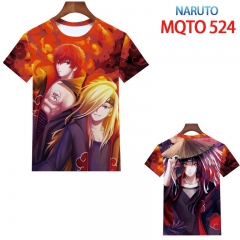 Naruto Anime Cartoon 3D Printing Short Sleeve T shirts