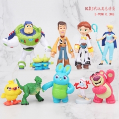 Toy Story Cartoon Cosplay Collection Model Toy Anime PVC Figure 10piece/set