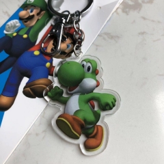 Super Mario Bro Game Anime Acrylic Keychain